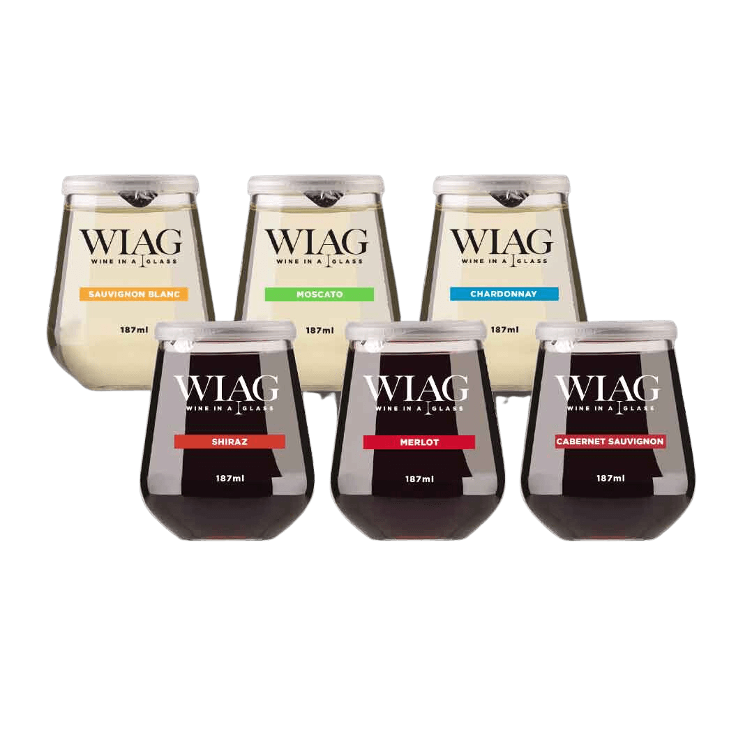 WIAG - Wine In A Glass 12 Gift Pack Assorted Varietals - Wine In A Glass